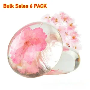 6 PACK Amino Acid Flower Handmade Soap 80g X 6PCS Amino Soap Transparent  Real Flower in It Soap Combo Sale Soaps