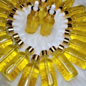 24 Karat Gold Flakes Face Serum: Natural Oils for Glowing Skin