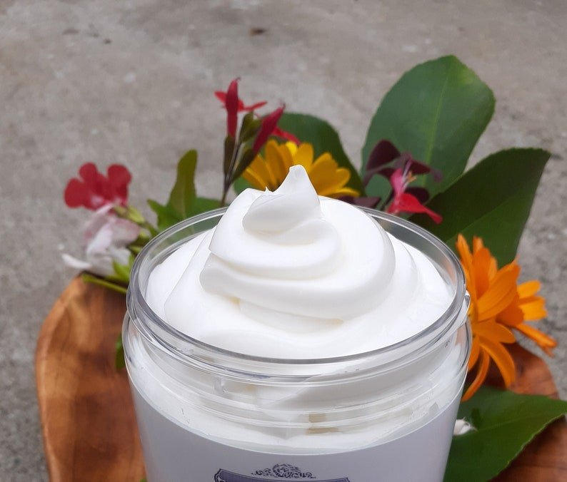 Customize it -- Organic Body Butter Lotion Cocoa Butter Shea Butter 4 oz Jar