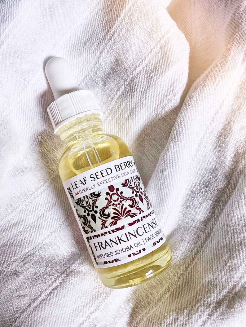 Frankincense Infused Oil Face Serum, Natural Skincare, Organic Skincare, Organic Serum, Face Moisturizer, Skincare Products - Image 2
