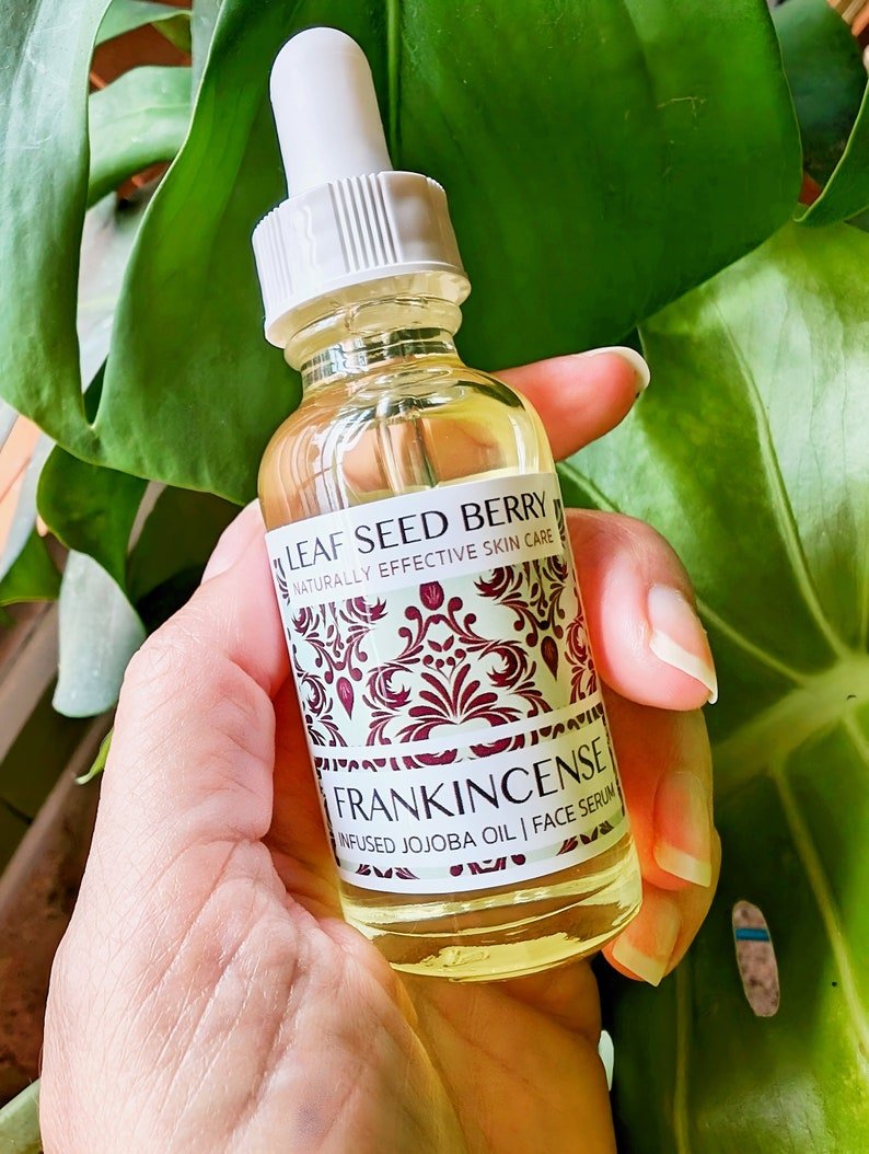 Frankincense Infused Oil Face Serum, Natural Skincare, Organic Skincare, Organic Serum, Face Moisturizer, Skincare Products
