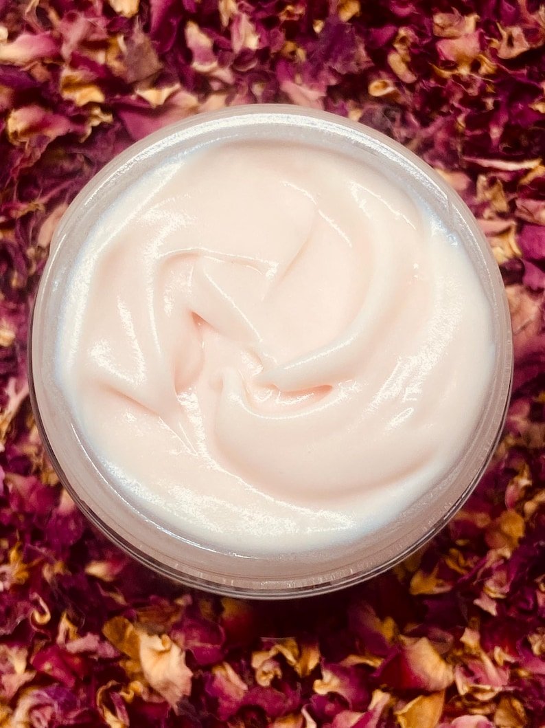 All Natural Anti Aging Daily Rose Face Moisturizer Cream Made with Organic Oils - Image 4