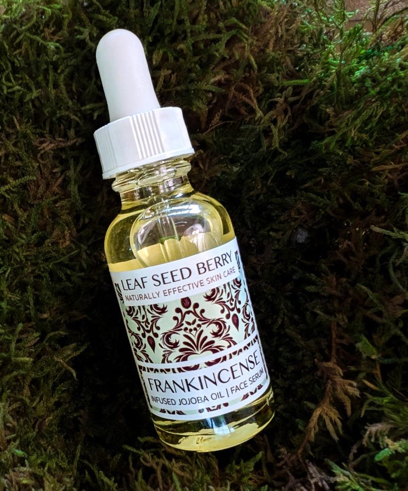 Frankincense Infused Oil Face Serum, Natural Skincare, Organic Skincare, Organic Serum, Face Moisturizer, Skincare Products - Image 3