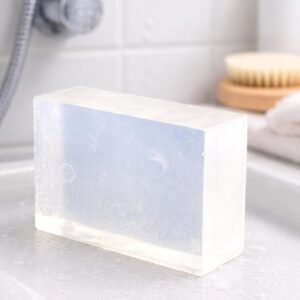 Fragrance Free Soap for Sensitive Skin 2 Pack ?C Clear & Gentle Unscented Soap ?C Hypoallergenic Handmade Soap ?C Eczema Friendly
